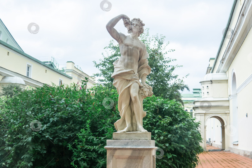 Скачать скульптура в Висячем саду Малого Эрмитажа в Санкт-Петербурге фотосток Ozero