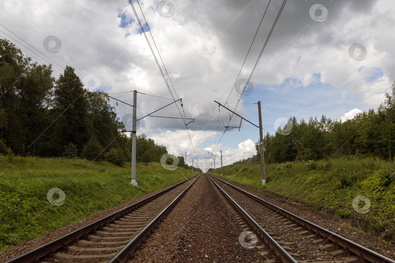 Скачать Железнодорожное полотно фотосток Ozero