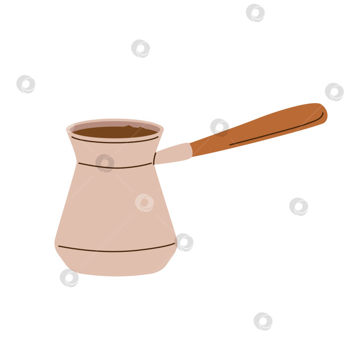 Скачать Векторная иллюстрация аксессуара для кофейной джезвы. фотосток Ozero