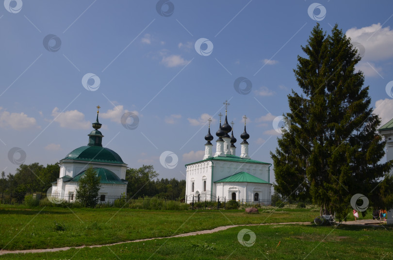 Скачать Церковь Входа Господня в Иерусалим в городе Суздаль Владимирской области, входящем в Золотое кольцо России фотосток Ozero