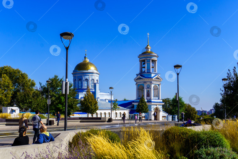 Скачать Советская площадь с Покровским собором. г. Воронеж фотосток Ozero