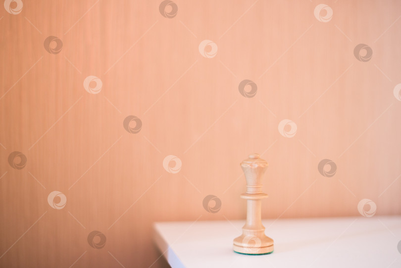 Скачать Шахматная фигура белый ферзь фотосток Ozero