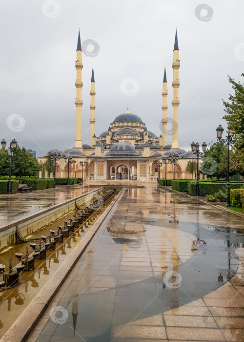 Скачать Мечеть "Сердце Чечни", город Грозный фотосток Ozero