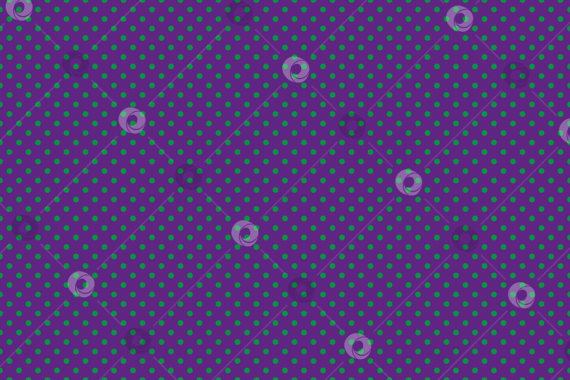 Скачать Бесшовный узор в зеленый горошек на фиолетовом фоне для печати или текстиля фотосток Ozero