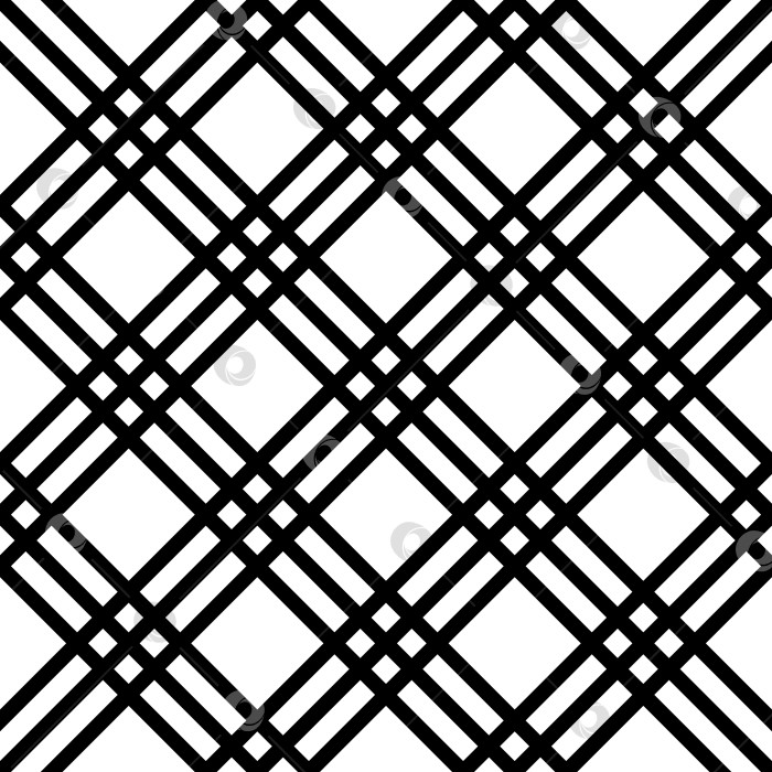 Скачать Бесшовный абстрактный фоновый узор из черных линий для текстиля, обоев, оберточной бумаги, скатертей фотосток Ozero