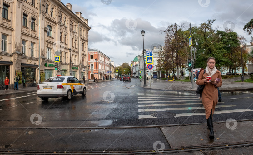 Скачать Транспорт российской столицы фотосток Ozero