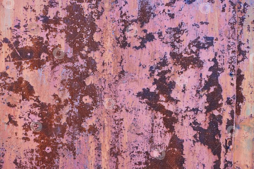 Скачать Фотография абстрактного фона с облупившейся краской на металле. фотосток Ozero