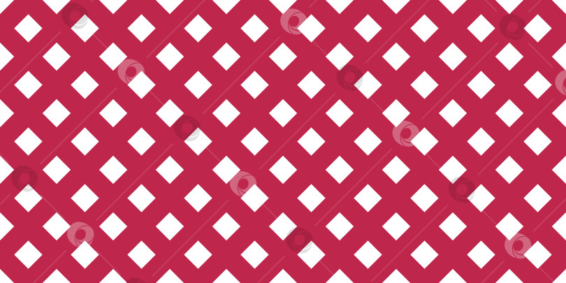 Скачать Абстрактный бесшовный узор из красно-фиолетовых диагональных линий на белом фоне фотосток Ozero