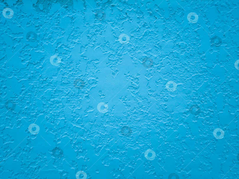 Скачать Текстура и фон голубой декоративной штукатурки на цементной стене фотосток Ozero