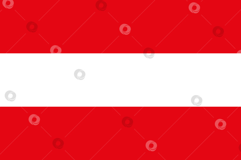 Скачать Флаг Австрии с гражданскими пропорциями, векторный плоский дизайн австрийского флага фотосток Ozero