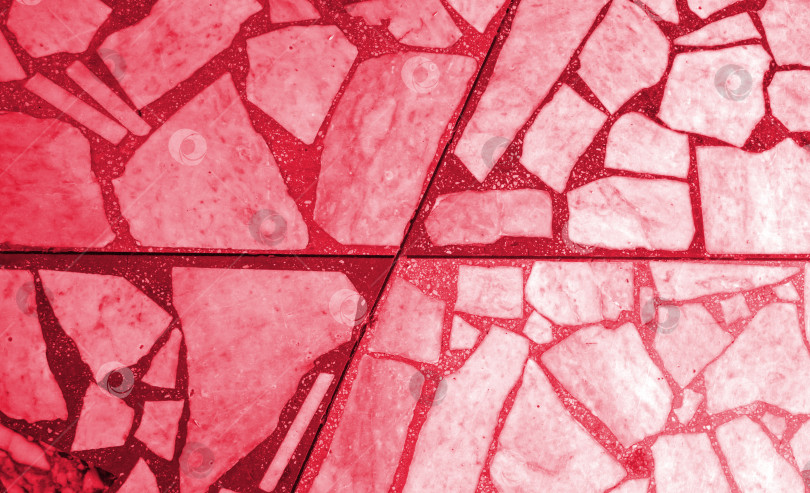 Скачать Прохладный бесшовный узор терраццо на мраморно-мозаичном полу из натурального бетона. Модная текстура для напольных покрытий и фасадов. Красочный шаблон ручной работы с красивыми натуральными камнями фотосток Ozero