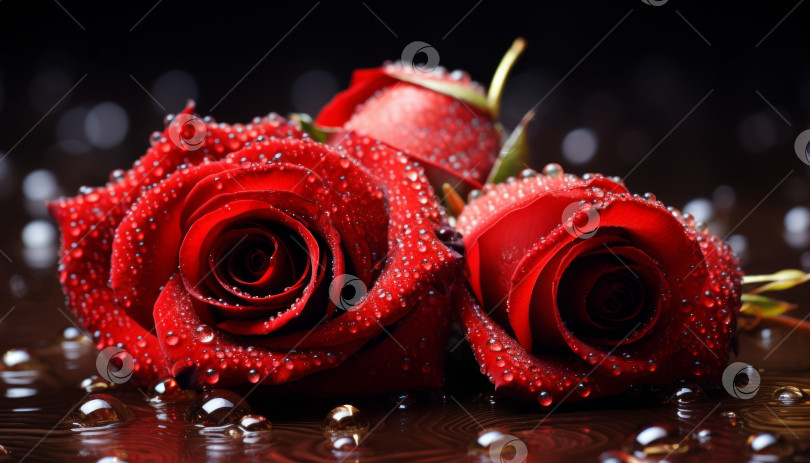 Скачать Поздравительная открытка на День Святого Валентина с красными сердечками и любовным текстом для выражения привязанности и романтики фотосток Ozero