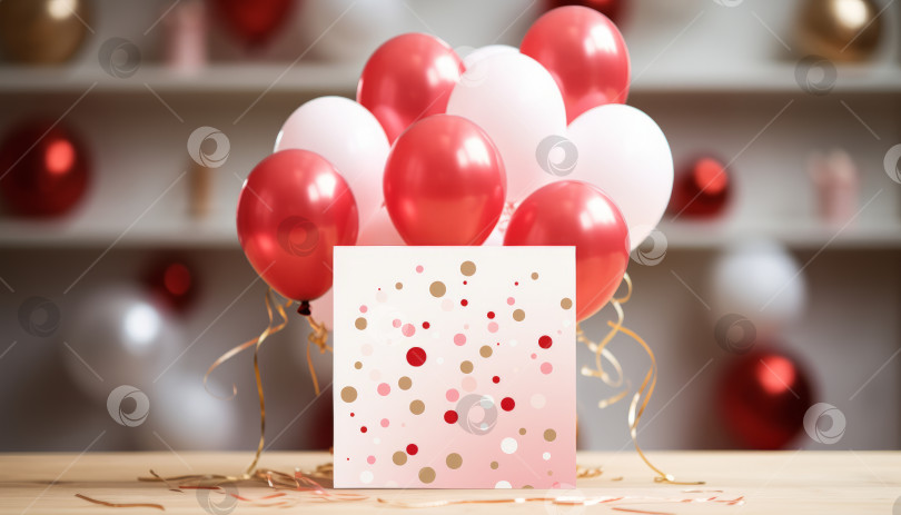 Скачать Романтические подарки на День Святого Валентина. Украшения в форме сердечек, розы и шоколадные конфеты для Вашего любимого человека фотосток Ozero
