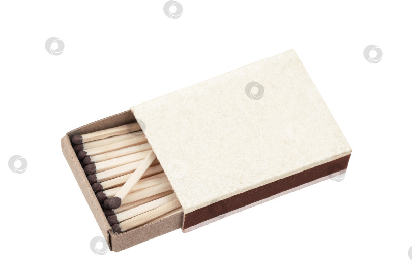 Скачать коробка спичек, сделанная из бумаги и картона, изолированная фотосток Ozero