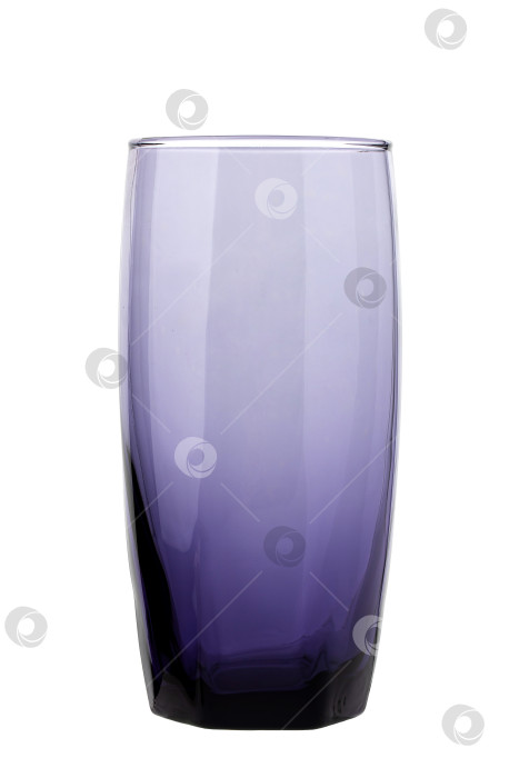 Скачать прозрачная стеклянная ваза лаконичной формы, изолированная фотосток Ozero
