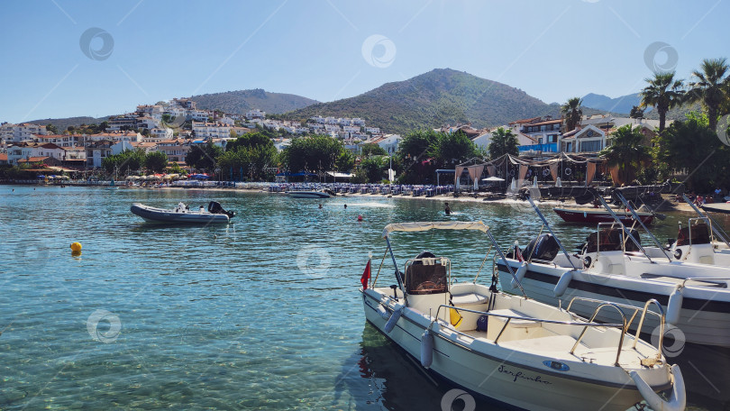 Скачать Курортный город Датча на побережье Эгейского моря, Турция фотосток Ozero