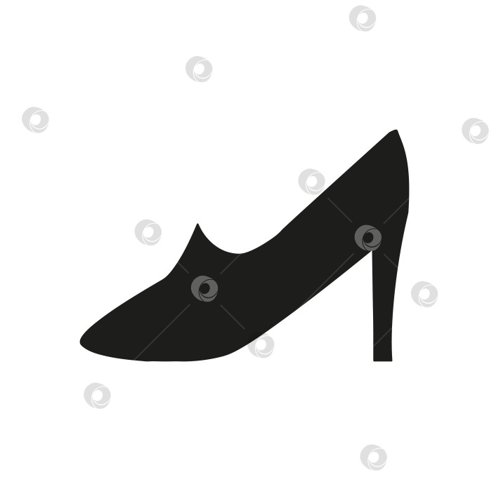 Скачать значок женской обуви, логотип значка женской обуви фотосток Ozero