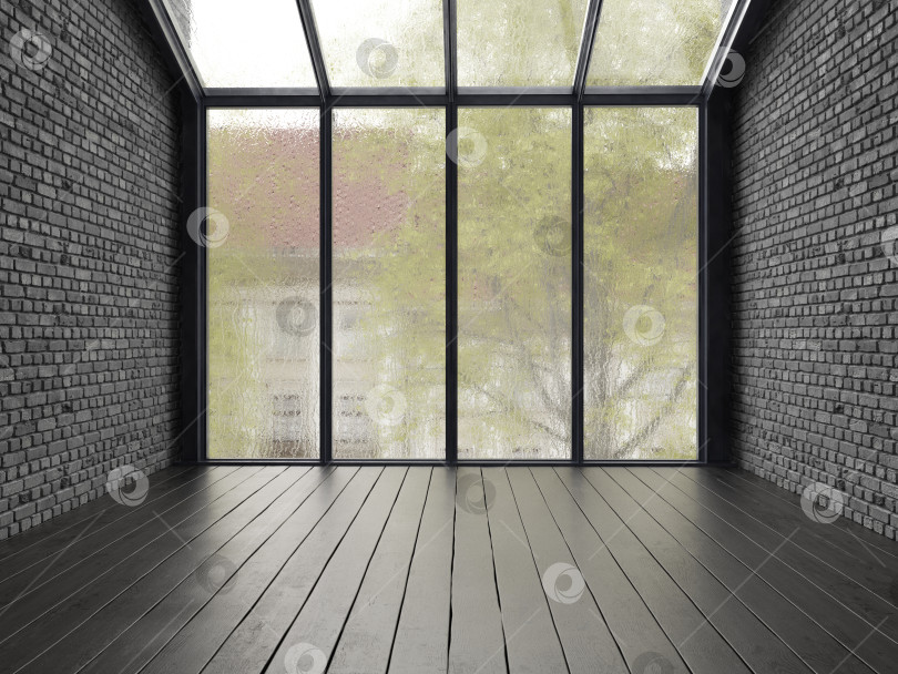 Скачать Современная концептуальная интерьерная 3d иллюстрация фотосток Ozero