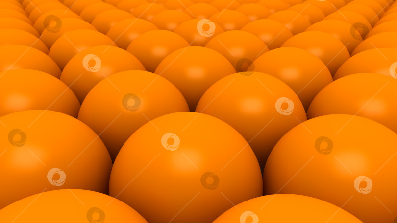 Скачать Orange spheres backgroumd 3D фотосток Ozero