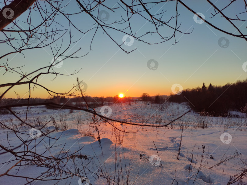 Скачать Закат фотосток Ozero