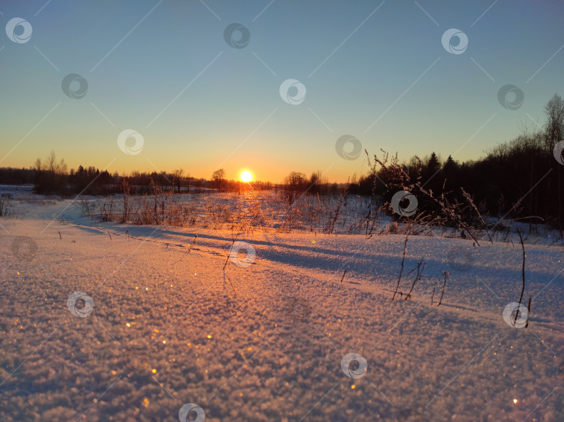 Скачать Закат фотосток Ozero