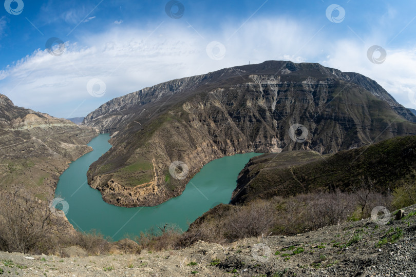 Скачать Сулакский каньон с изумрудной водой. Дагестан фотосток Ozero