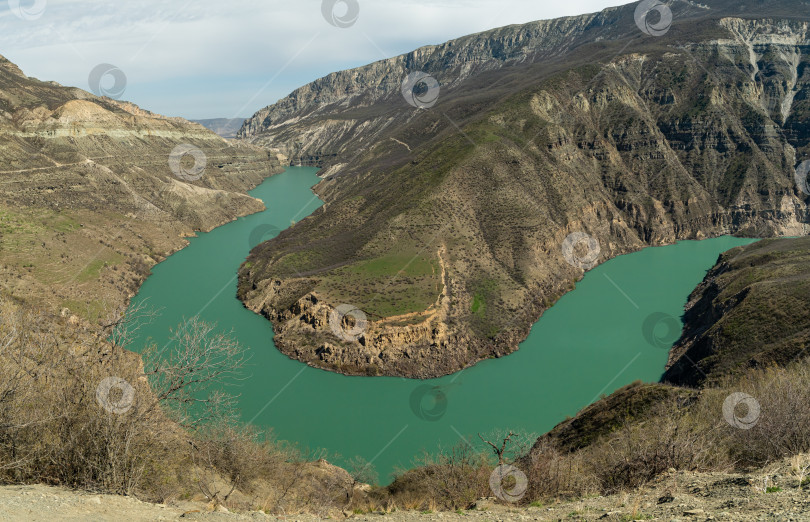 Скачать Сулакский каньон с изумрудной водой. Дагестан фотосток Ozero