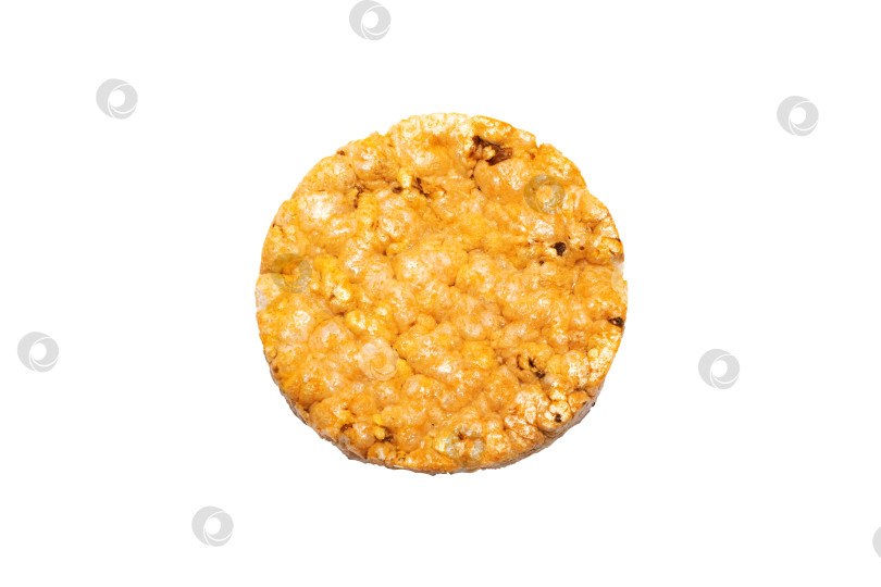 Скачать Запеченное печенье с сыром, выделенное на белом фоне фотосток Ozero