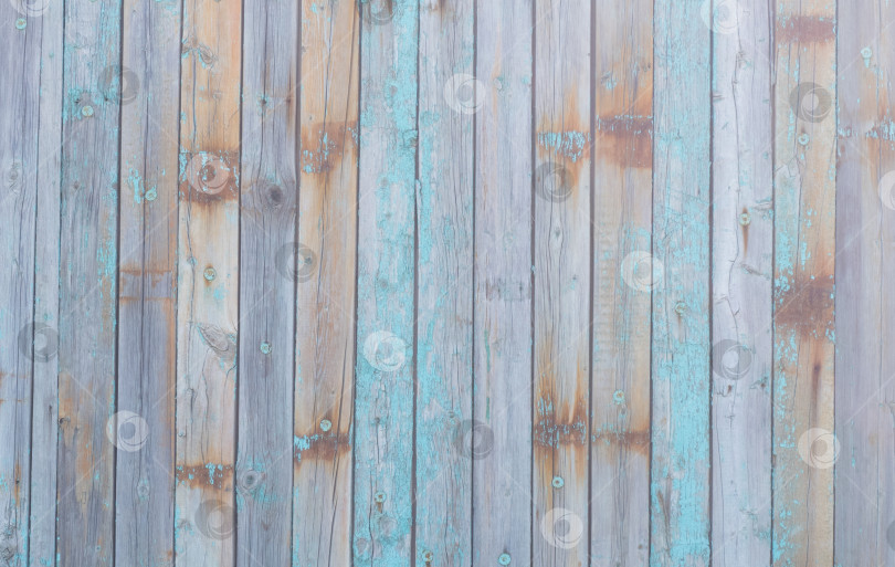Скачать Старая потертая сине-серая текстура фона деревянной стены, выкрашенной в серый цвет. фотосток Ozero