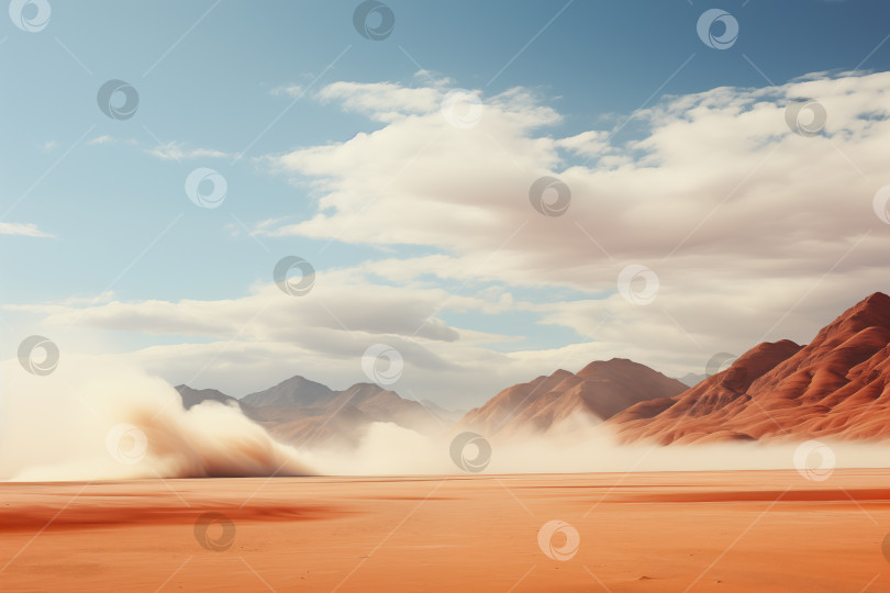 Скачать пыльная буря в горной пустыне фотосток Ozero