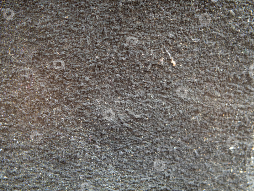 Скачать Абстрактный текстурированный черный фон, макросъемка замшевой поверхности фотосток Ozero