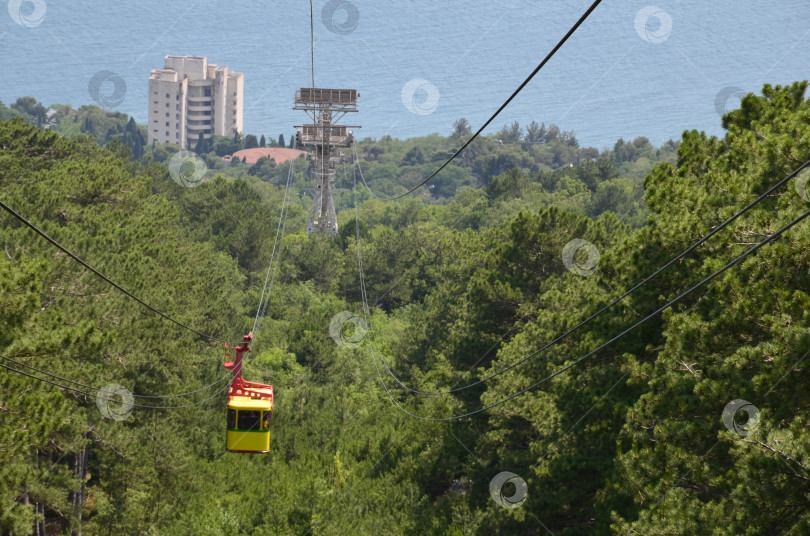 Скачать Канатная дорога на гору Ай-Петри в Крыму фотосток Ozero