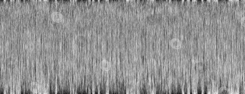 Скачать Монохромный черно-белый абстрактный фон в полоску. Имитация текстуры дерева. Линии расположены вертикально на длинном горизонтальном фоне. 3d иллюстрация, 3d рендеринг. фотосток Ozero