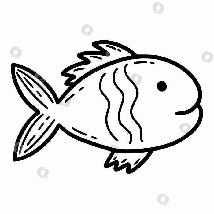 Рыба клоун рисунок для детей