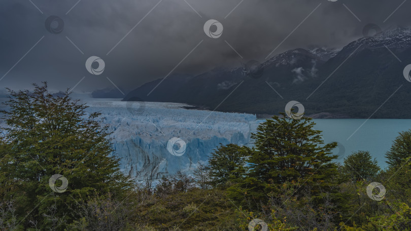 Скачать Удивительный ледник Перито-Морено и ледниковое озеро фотосток Ozero