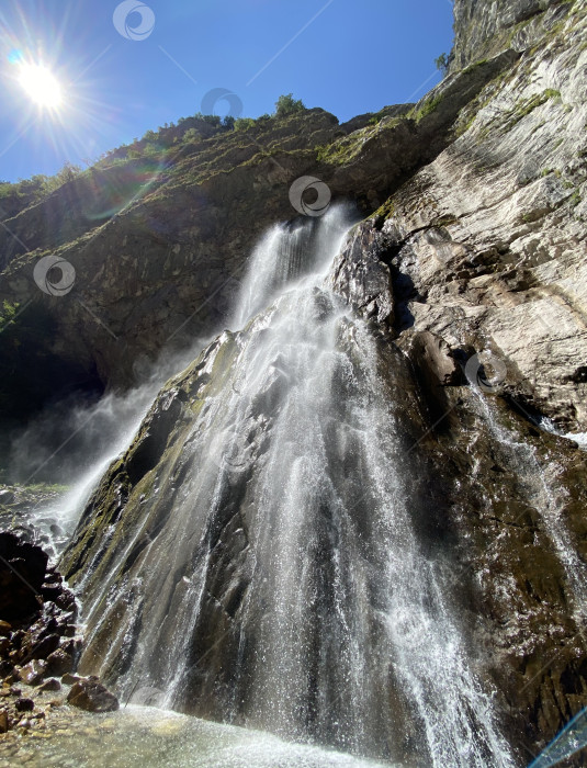 Скачать Гегский водопад в Абхазии фотосток Ozero