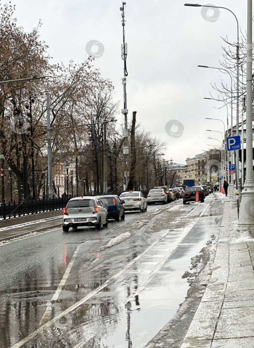 Скачать Москва. Россия. Чистопрудный бульвар. фотосток Ozero