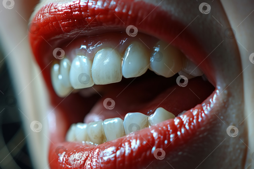 Скачать Больные нездоровые зубы крупным планом фотосток Ozero