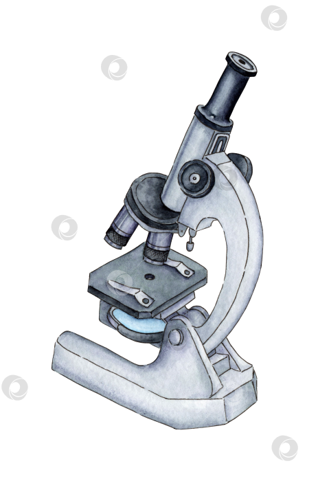 Скачать акварель под микроскопом фотосток Ozero