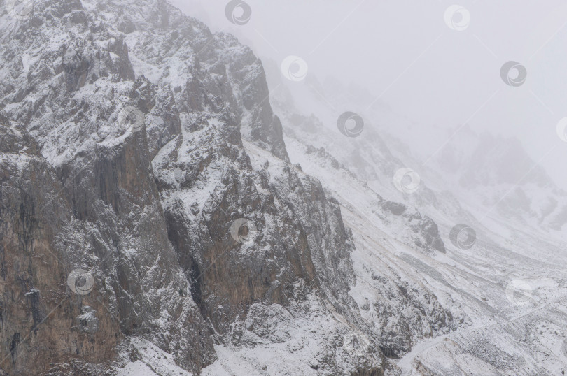 Скачать заснеженные горы с деревьями фотосток Ozero