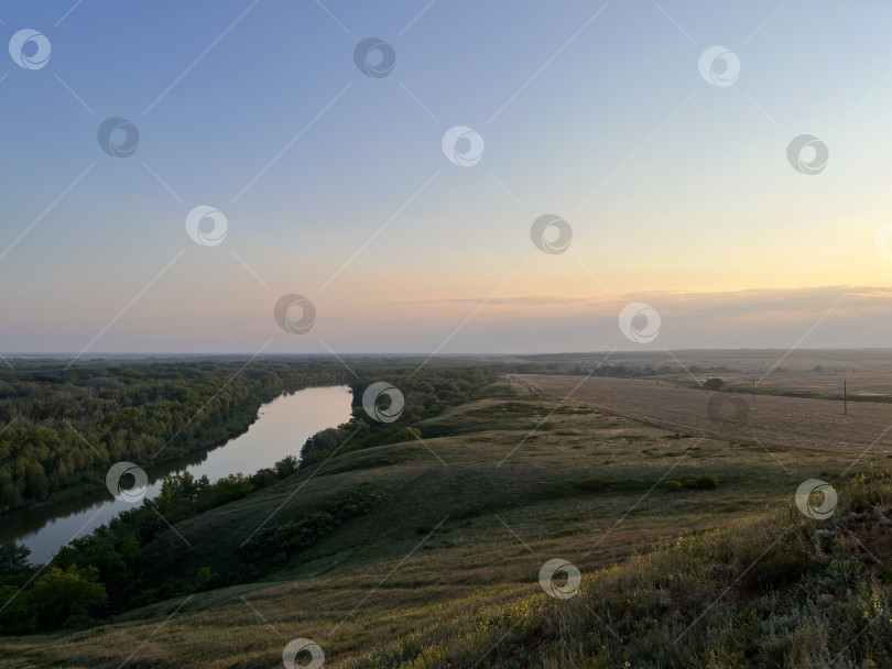 Скачать Вид с горы фотосток Ozero