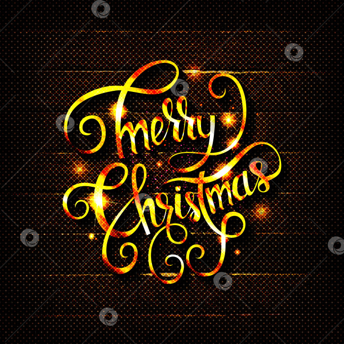 Скачать Дизайн надписи "Счастливого Рождества". фотосток Ozero