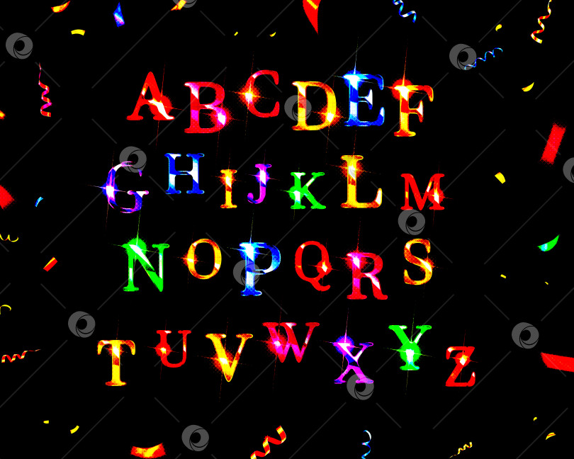 Скачать Красочные желейные алфавиты для детей. фотосток Ozero