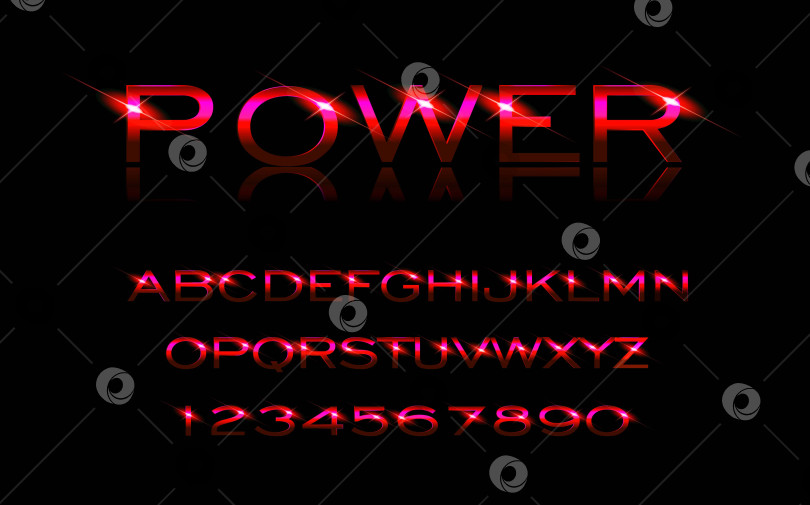 Скачать Шрифт Power style, фотосток Ozero