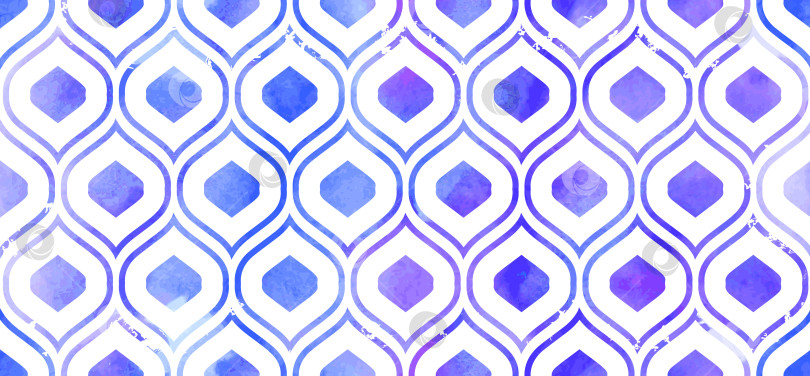 Скачать Марокканский орнамент фиолетовых цветов фотосток Ozero