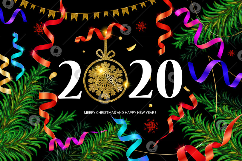 Скачать Предыстория Нового года 2020 года фотосток Ozero
