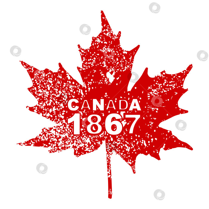 Скачать Открытка с Днем Канады в векторном формате. фотосток Ozero