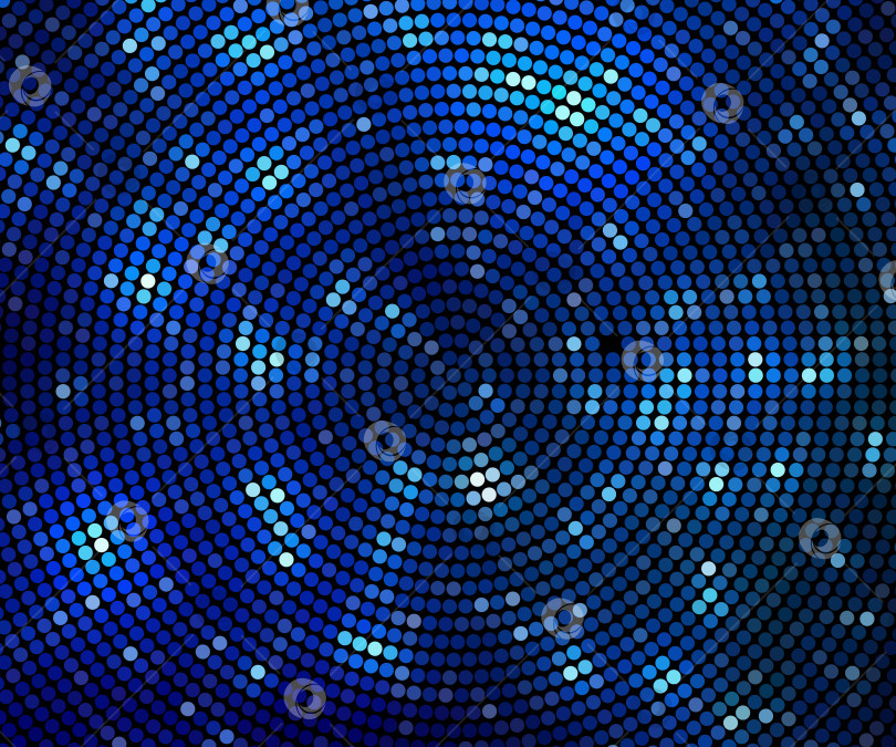 Скачать Абстрактный фон. синий абстрактный баннер, полутоновый круг фотосток Ozero