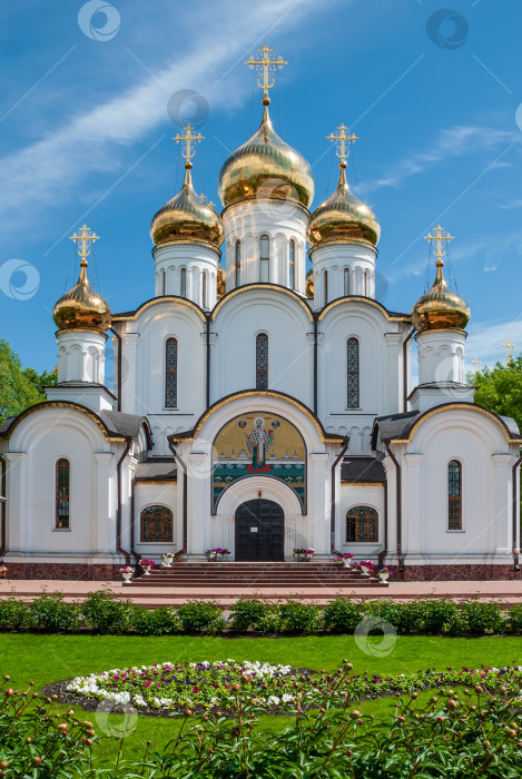 Скачать Свято-Николаевский собор. Летний пейзаж. Переславль-Залесский. фотосток Ozero