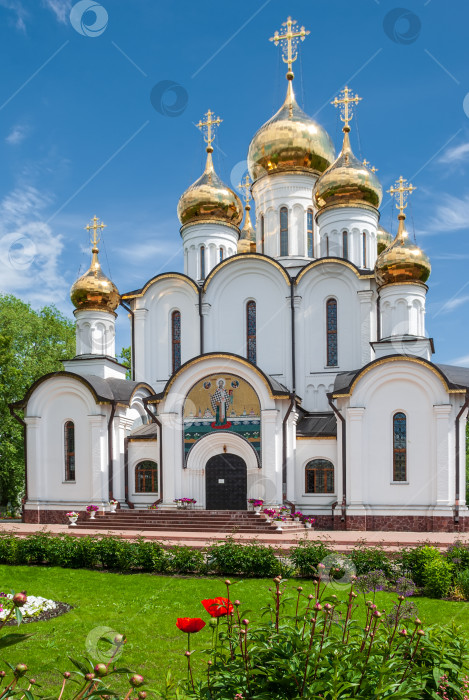 Скачать Свято-Николаевский собор. Летний пейзаж. Переславль-Залесский. фотосток Ozero